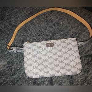 Gray Michael Kors Belt Bag